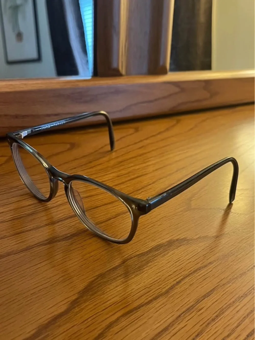 Warby Parker Green Round Frames